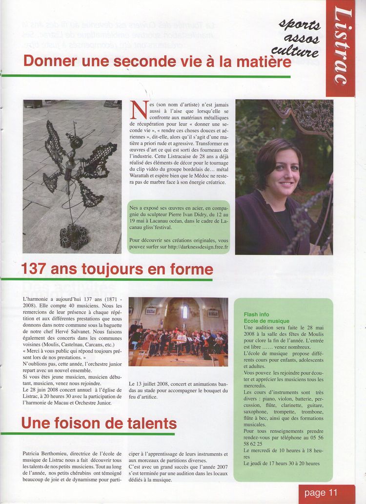 6-Bulletin municipal Listrac-Médoc-Mai 2008-N°7